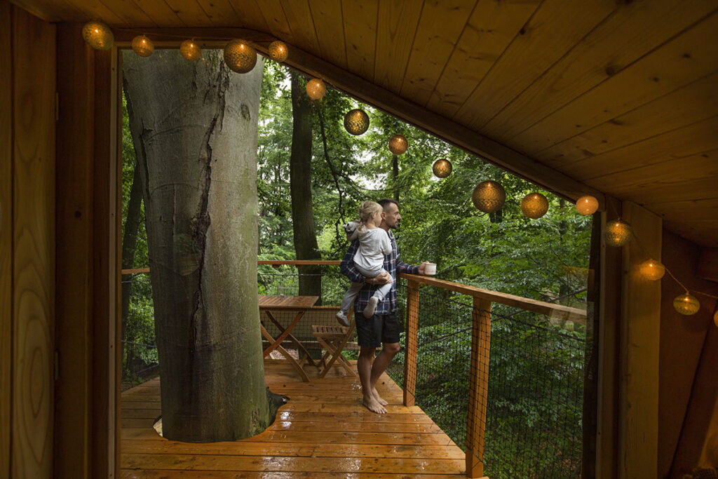 Treehouse Zvičina srdce přírody